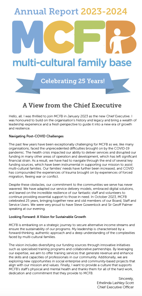 The cover of our Annual Report 2023-2024